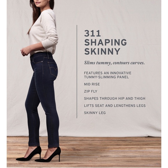 Woman’s 311 Shaping Skinny Jeans in Short Length - Picture 4 of 4
